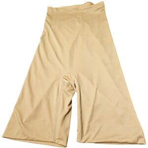 Spanx Beige‎ Capri Shapewear Pants For Women Size M Polyester/Spandex Blend